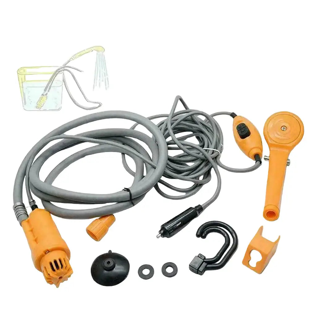 12V Portable Camping Shower Pump (3 colours available)