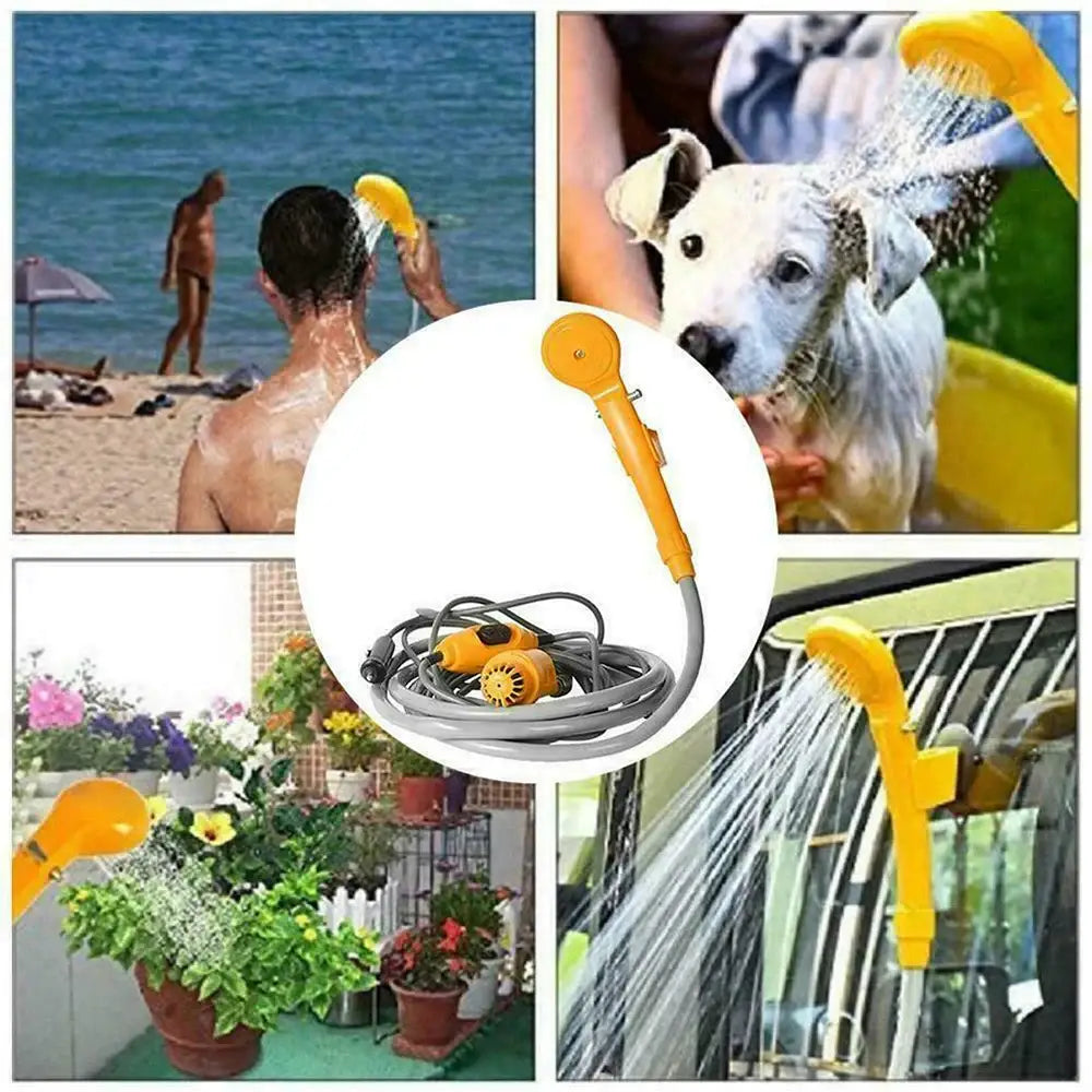 12V Portable Camping Shower Pump (3 colours available)