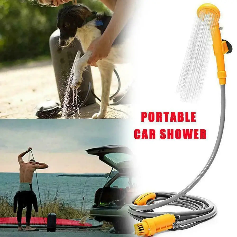 12V Portable Camping Shower Pump (3 colours available)