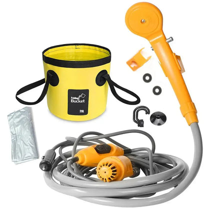 12V Portable Camping Shower Pump (3 colours available)