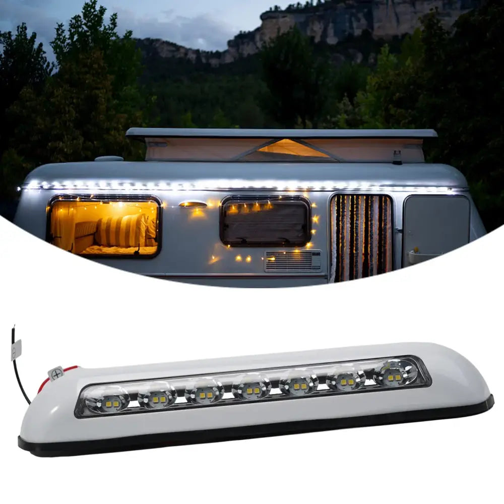12V Waterproof RV LED Awning Light – 8W (different colours available)
