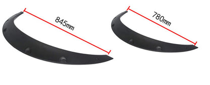 4pcs Car Fender Flares Flexible Body Wheel Arches Extra Wide Universal