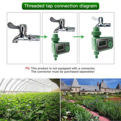 Automatic Water Timer Irrigation Controller Digital Watering Tap Timer Garden