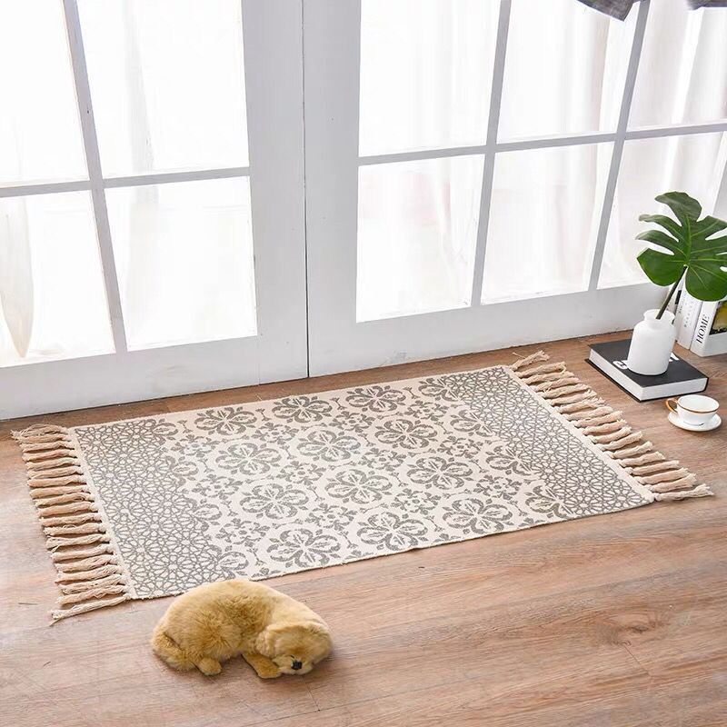 Nordic Style Cotton/Linen Rug