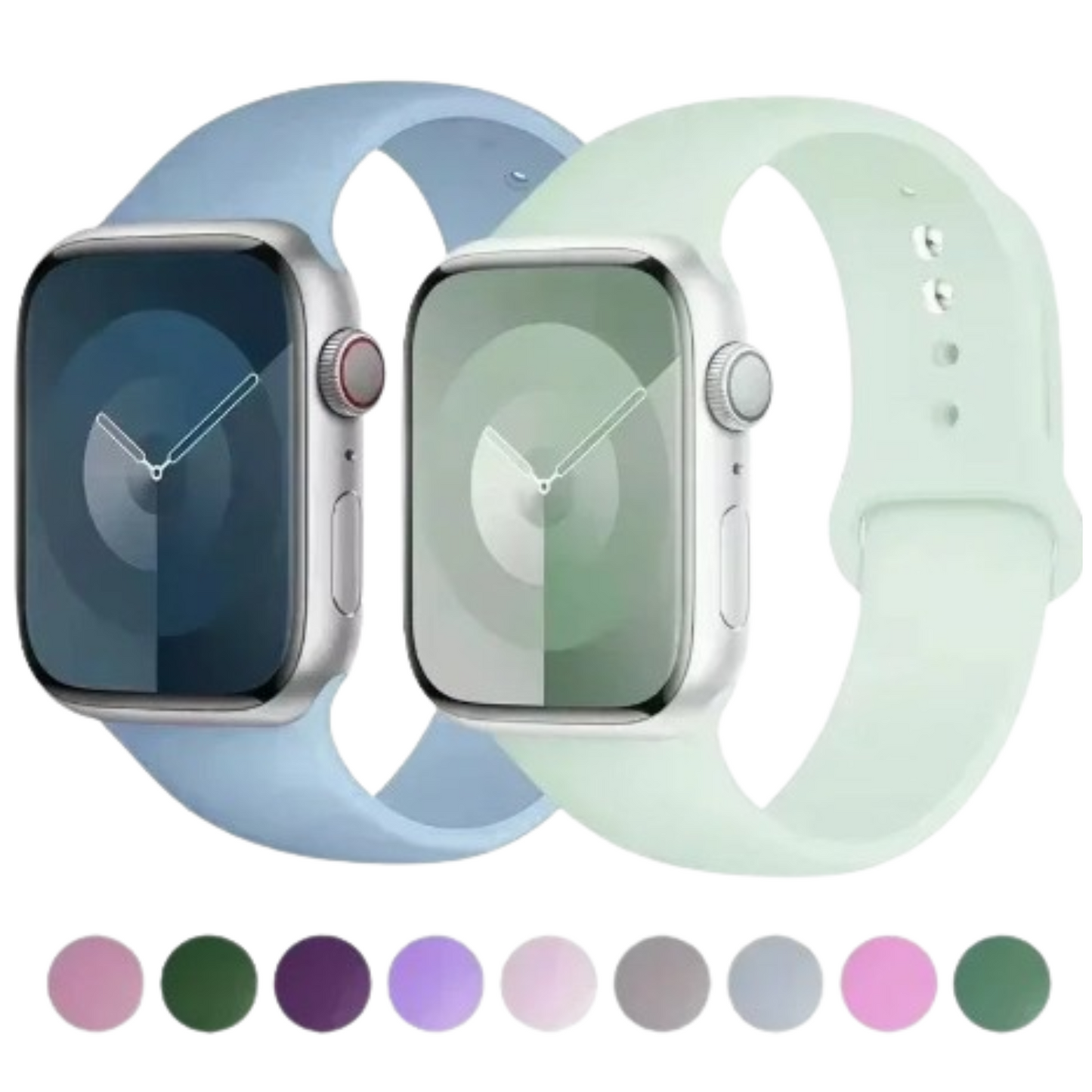 Apple Watch Series Silicone Band (38mm - 42mm) (available in 45 colours)