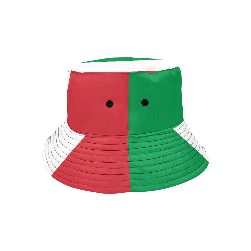 Stylish Men's Italy Print Bucket Hat - Chino Cotton Twill, Comfortable & Trendy