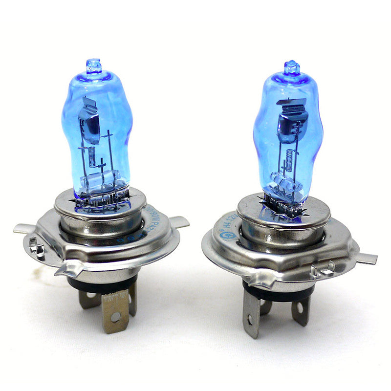 2 x H4 100W Light Bright White Car Headlight Bulbs Lamp 12V Halogen Bulb