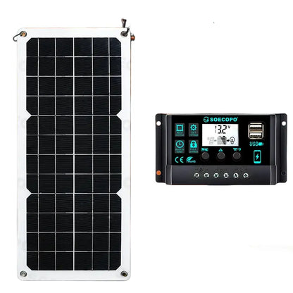 150W Solar Panel Kit with LCD Controller
