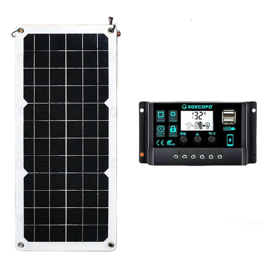 150W Solar Panel Kit with LCD Controller
