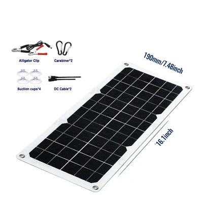 150W Solar Panel Kit with LCD Controller