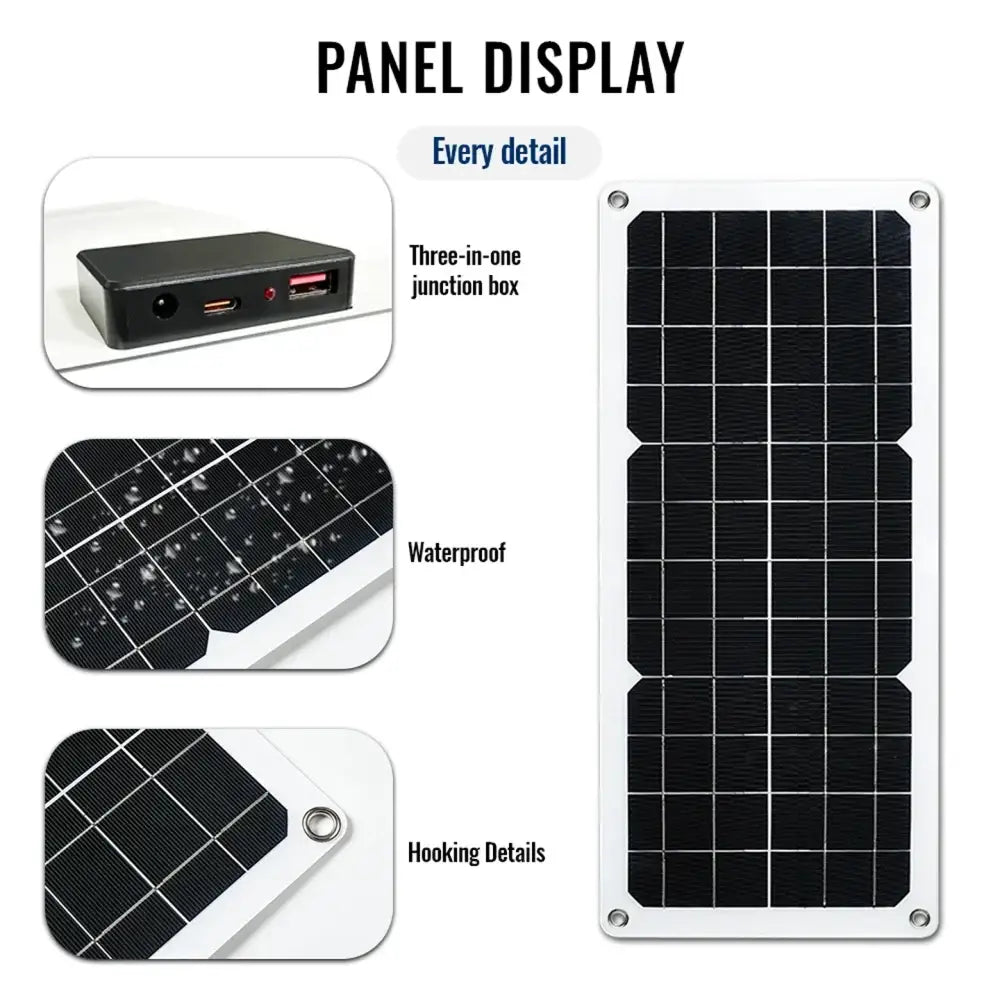 150W Solar Panel Kit with LCD Controller