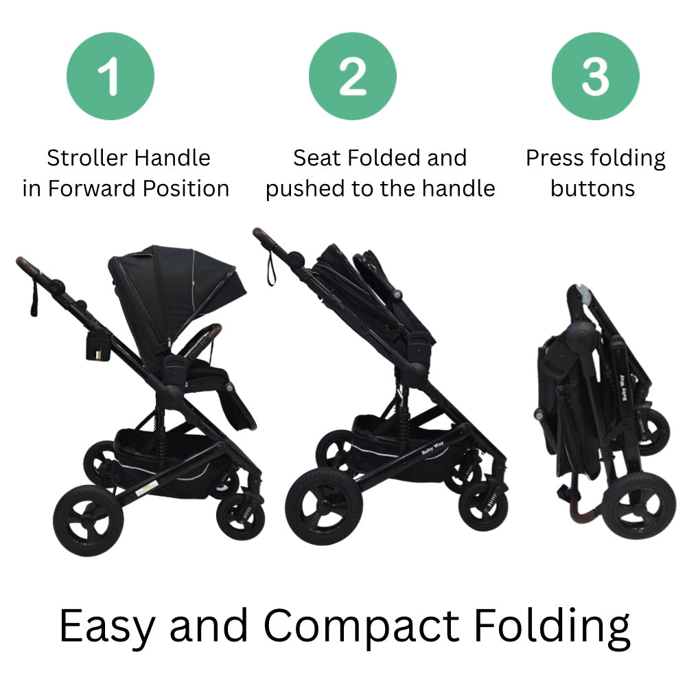 Versa 2in1 Open Bassinet Stroller with Sunshade and Cup Holder