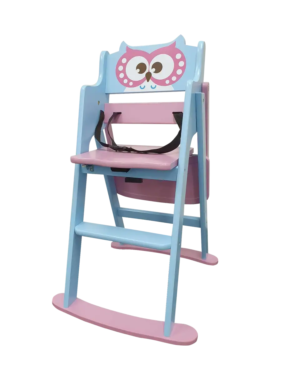 Kapai Wooden Highchair OWL - Babyonline