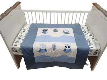 Sleep Tight Cot Bedding Set OWLS - Babyonline