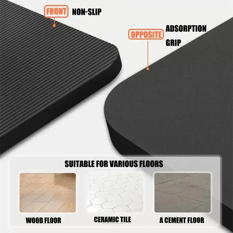 15mm Thick Yoga Mat – Anti-Slip Fitness & Pilates Mat (4 colours available)