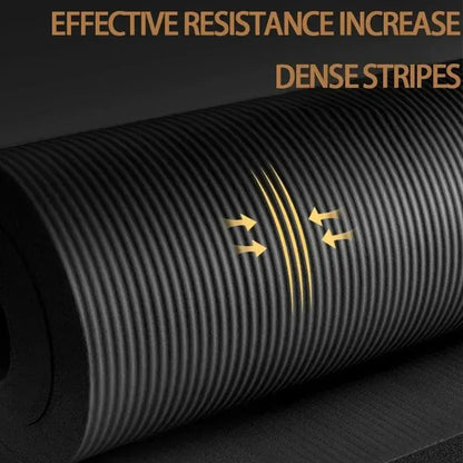 15mm Thick Yoga Mat – Anti-Slip Fitness & Pilates Mat (4 colours available)