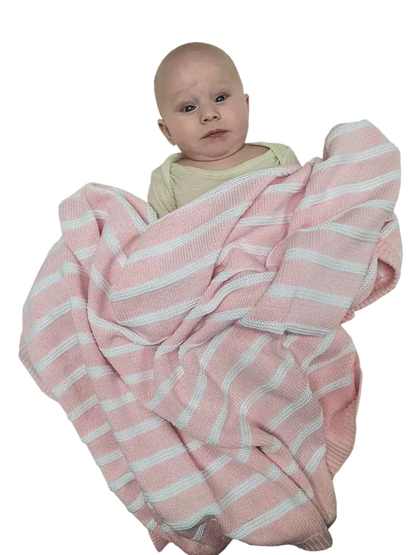 Sleep Tight 100% Cotton Knit Blanket