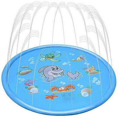 170cm Inflatable Spray Splash Water Mat Outdoor Pool