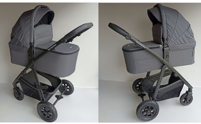 Pre-order Newborn Pram – Palms 2+ Stroller with Carrycot, Reclining Car Seat and Rotating ISOFIX Base(Grey) - image 7