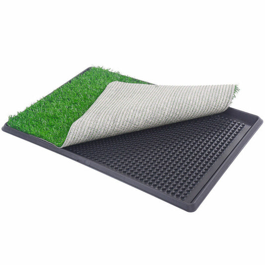 Indoor Pet Dog Training Toilet Grass Mat Trainer Tray 3 Layers
