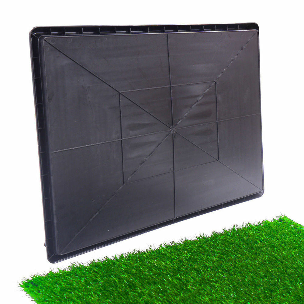 Indoor Pet Dog Training Toilet Grass Mat Trainer Tray 3 Layers