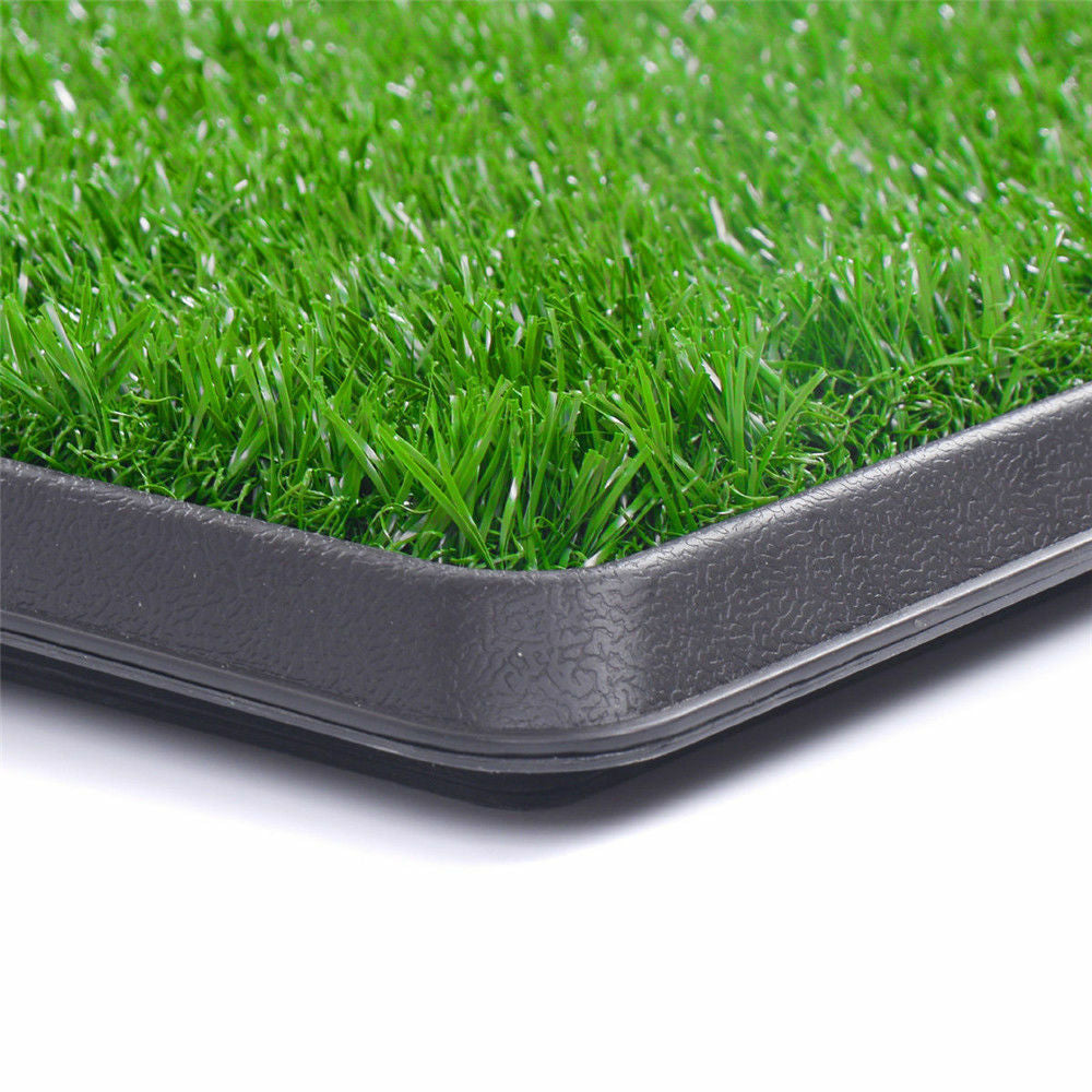 Indoor Pet Dog Training Toilet Grass Mat Trainer Tray 3 Layers