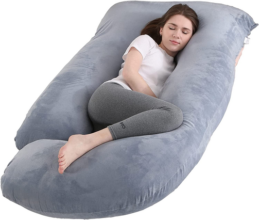 Pregnancy Pillow - Grey - salelink.co.nz