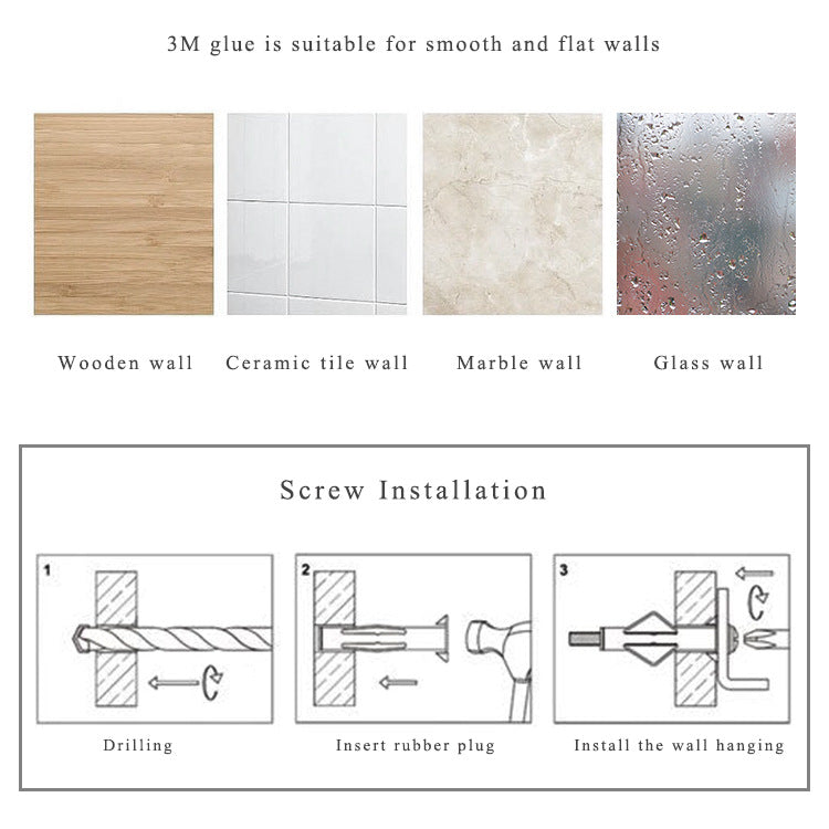 Adhesive Rack Dock Tablet Wall Mount