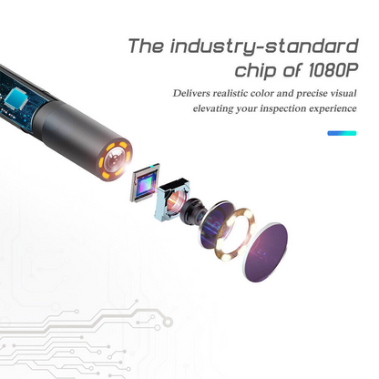Industrial Endoscope Camera 1080P HD 4.3" LCD Screen Borescope Inspection Camera - salelink.co.nz