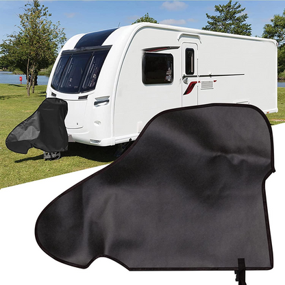 Caravan Hitch Cover Trailer Tow Ball Coupling Lock Cover Waterproof PVC Nylon - salelink.co.nz