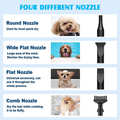 Pet Dog Hair Dryer Black