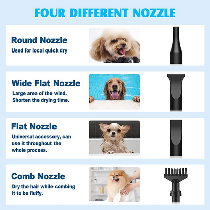 Pet Dog Hair Dryer Black - salelink.co.nz
