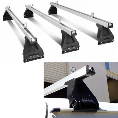 Set of 3 Heavy Duty Roof Racks Suitable for Toyota Hiace 2007-2019