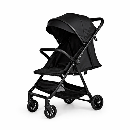 NextSteps Compact Travel Stroller & Booster Car Seat Combo BLACK