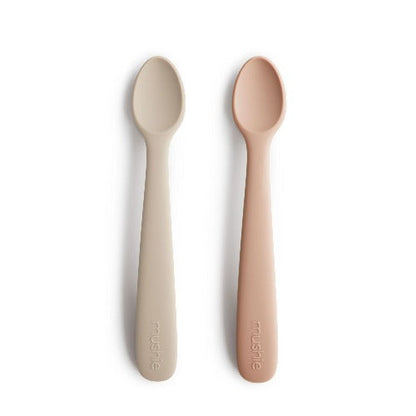 Mushie - Silicone Baby Feeding Spoons