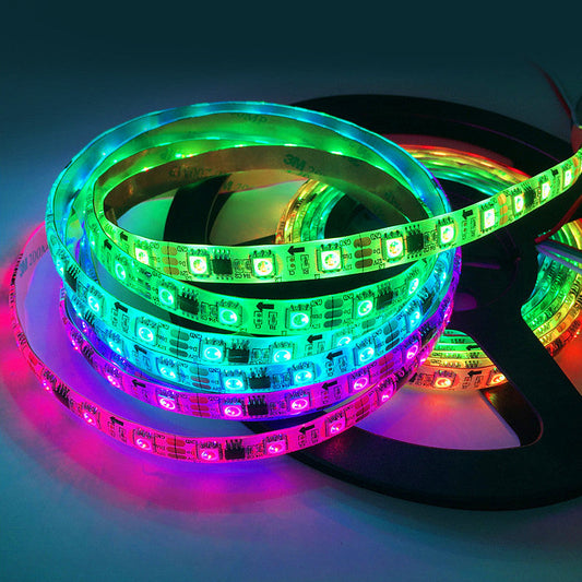 12V 5050 5M RGBW LED Strip Light RGB + Cool White Multi-Color - salelink.co.nz