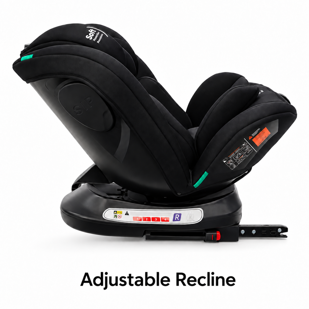 Preorder - SpinGuard BLACK 360 Rotation and Convertible Car Seat with ISOFIX + Leg Support