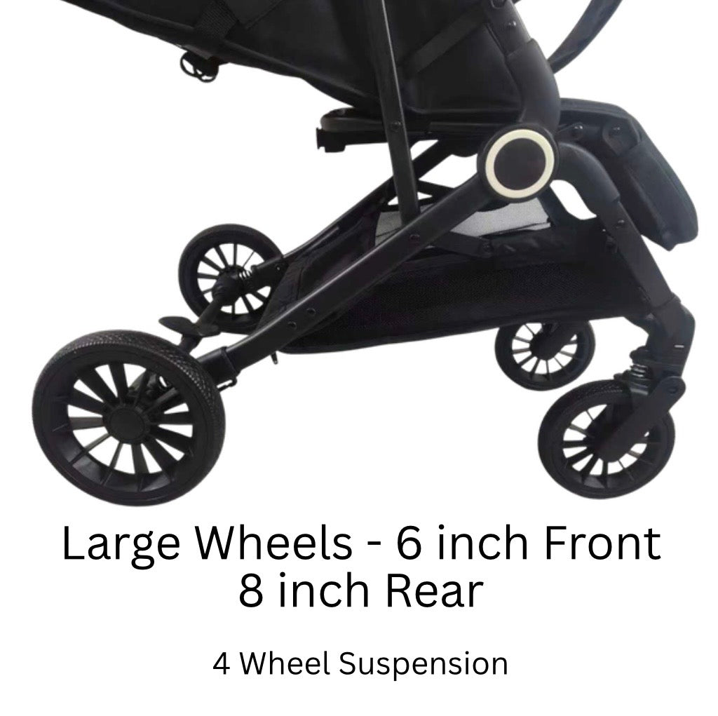 Cooper Compact 4in1 Travel System - Stroller + Capsule + Base + All-Rider 360 Car Seat Bundle