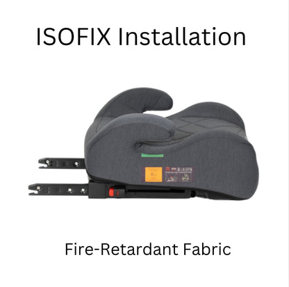 ClickSecure i-Size R129 Half Booster Seat with ISOFIX and Cup Holder