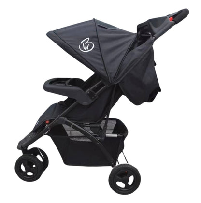 Agile 3-Wheel Compact Stroller + Food Tray + Parents Tray