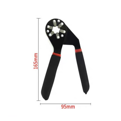6 Inch Pipe Wrench Clamped Hexagonal Hardware Tools
