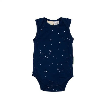 Woolbabe Merino/Organic Cotton Singletsuit - Tekapo Stars - Babyonline
