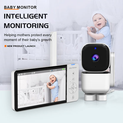 5”LCD HD Pan & Tilt Infrared Night Vision Baby Monitor - image 5