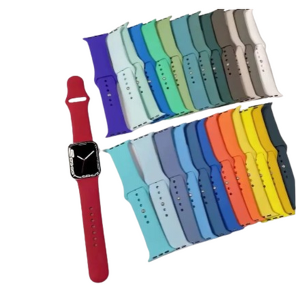 Apple Watch Series Silicone Band (38mm - 42mm) (available in 45 colours)