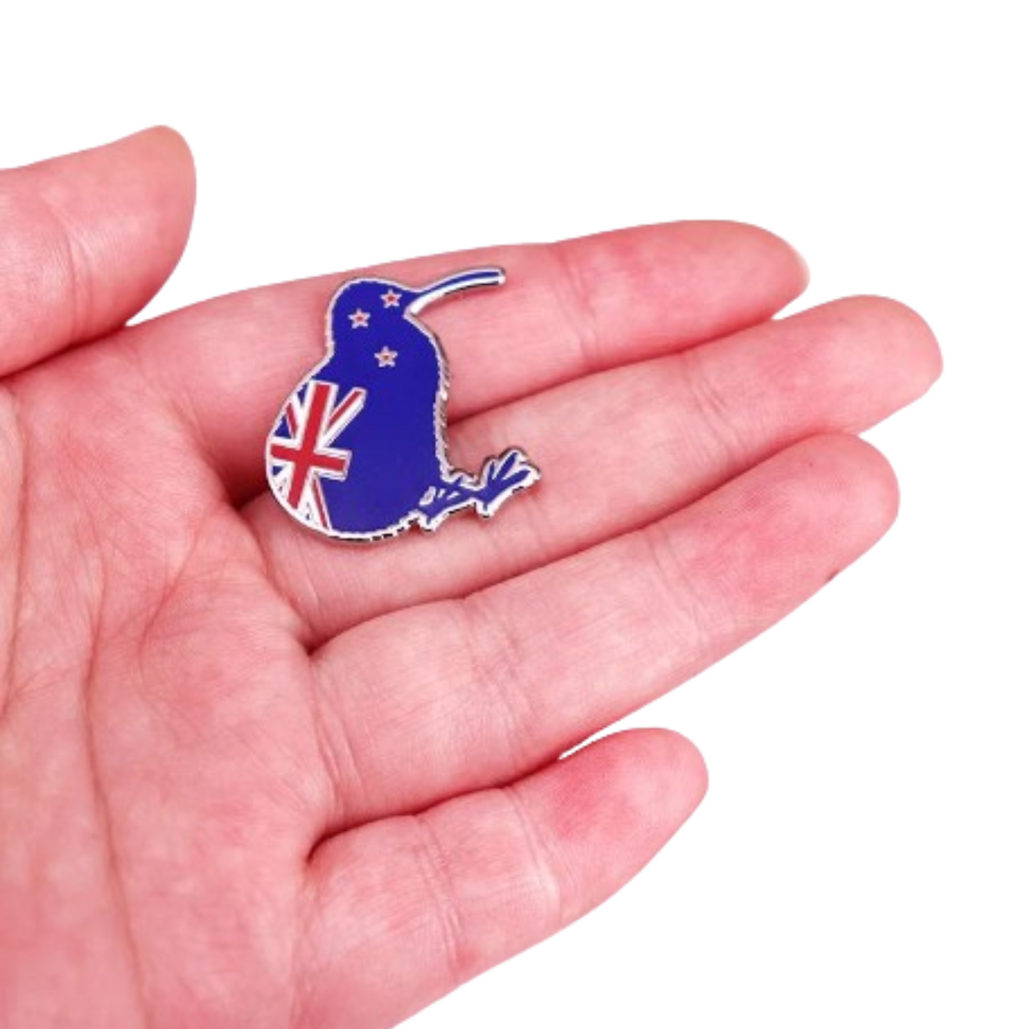 New Zealand Kiwi Bird Enamel Pin