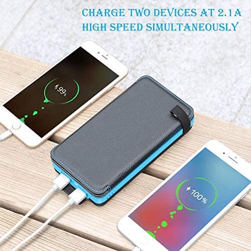 Solar Power Bank with 4 Panels 25000mAh - salelink.co.nz