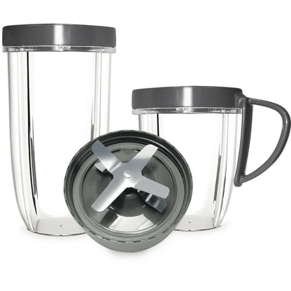 5pcs Cups and Blade Replacement Kit For NutriBullet Juicer 900W/600W - salelink.co.nz