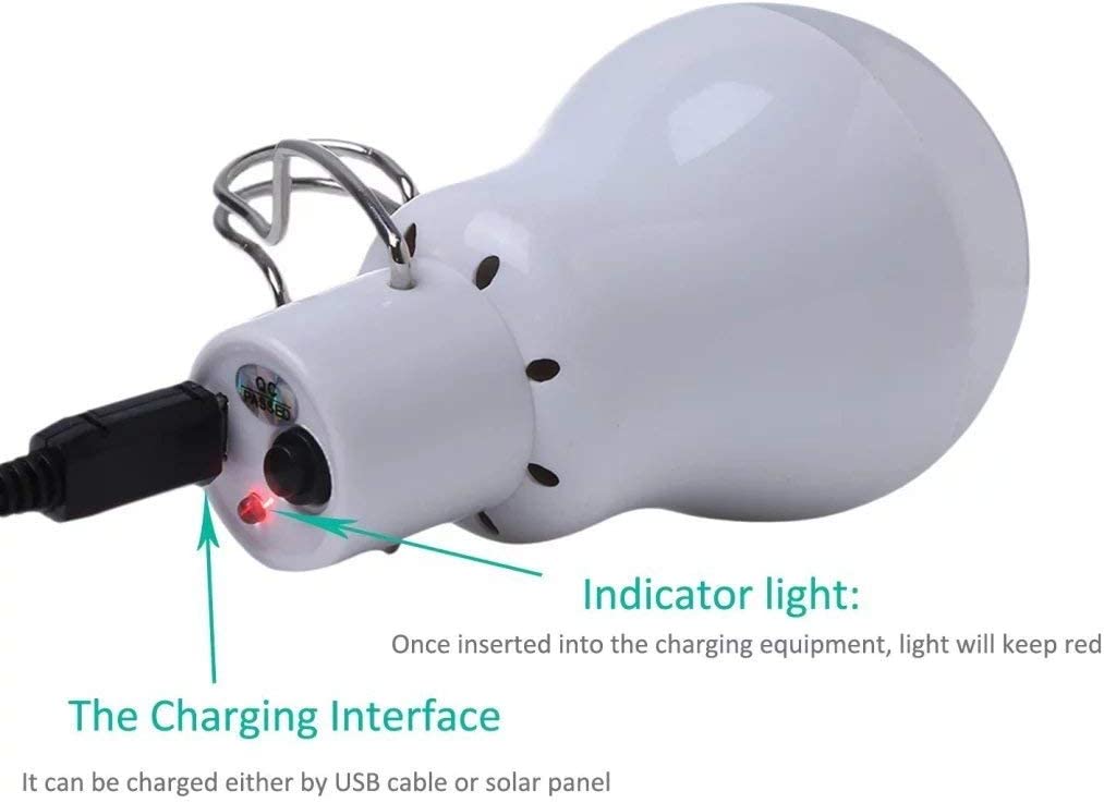 Solar LED Light Bulb