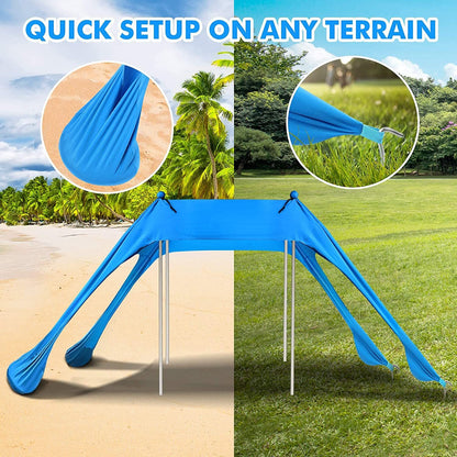 UPF50+ Beach Shade Tent 210*200*200CM