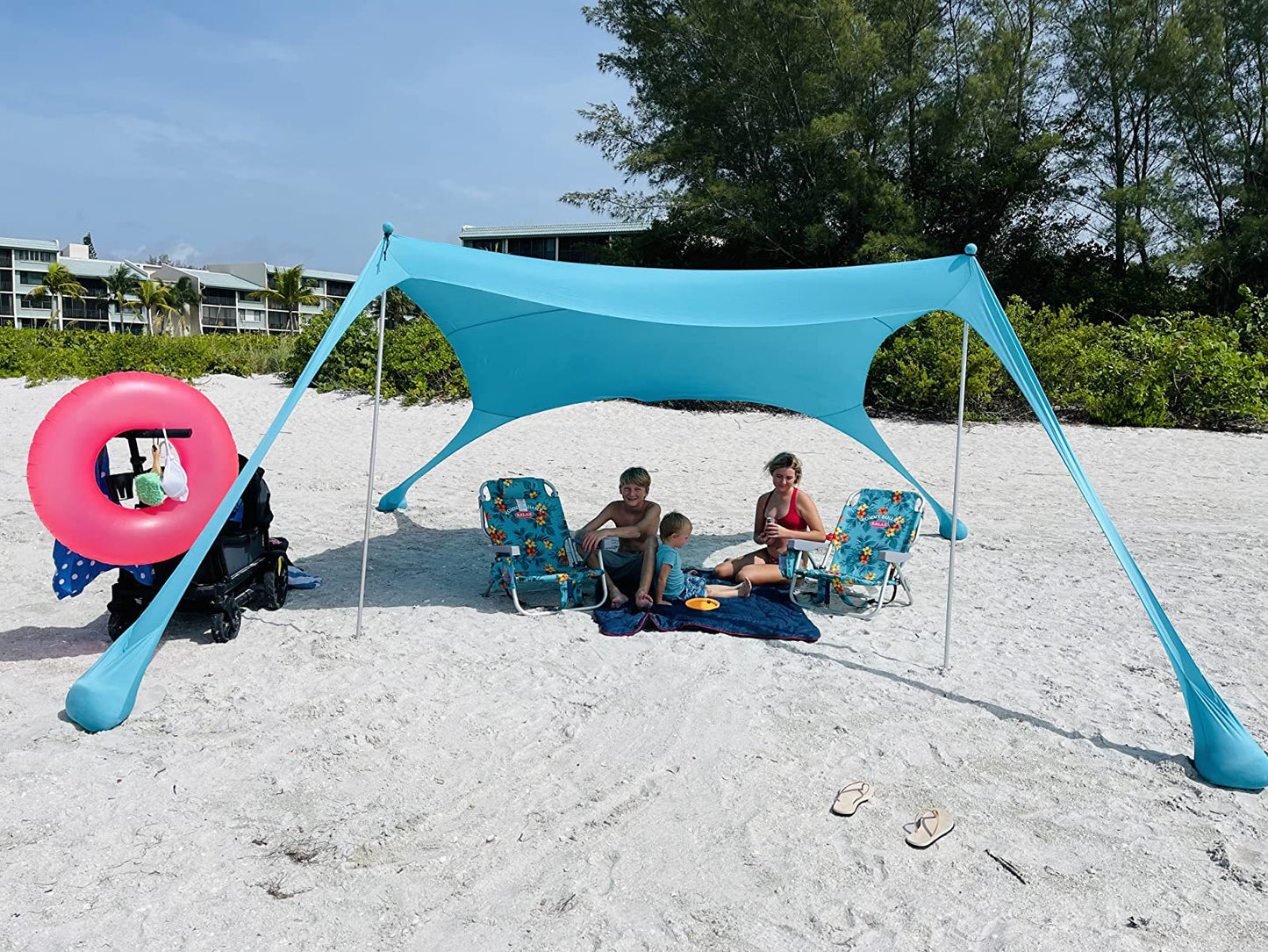 UPF50+ Beach Shade Tent 210*200*200CM